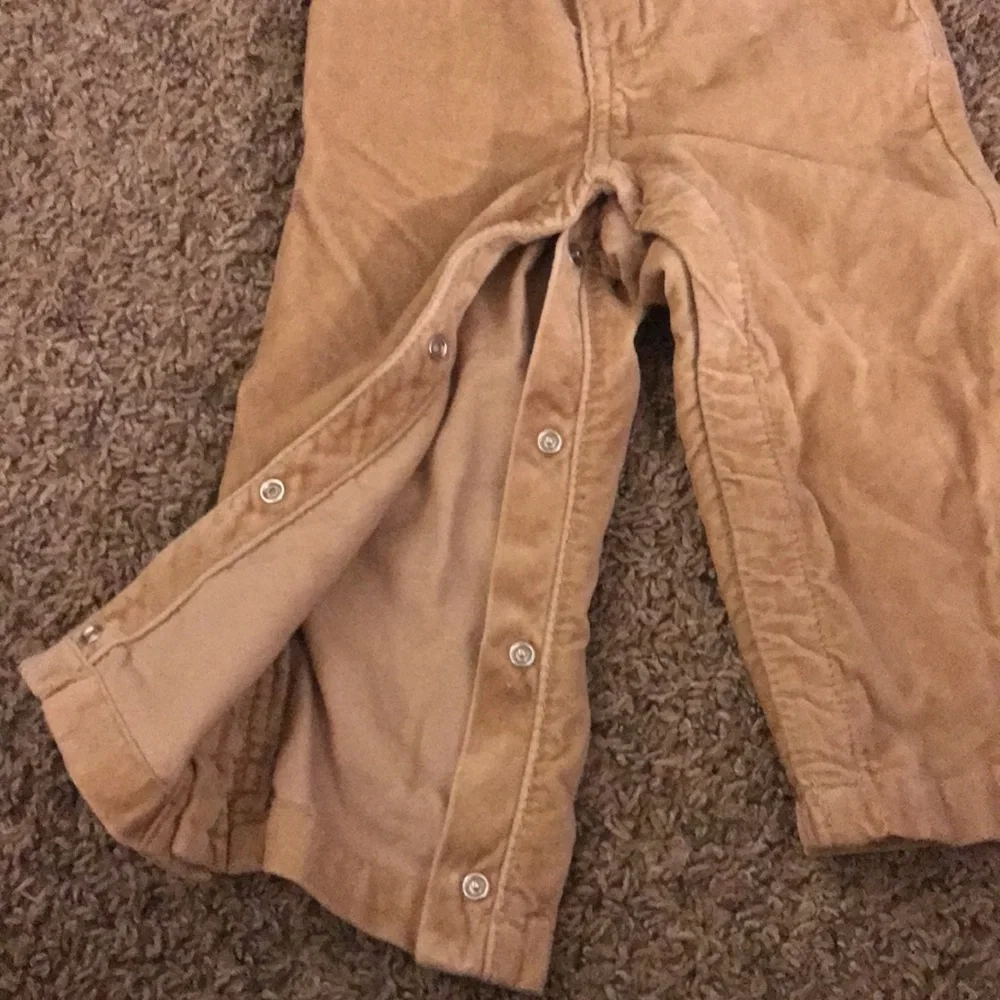 Baby Gap Thick Tan Velvet Feeling Pants